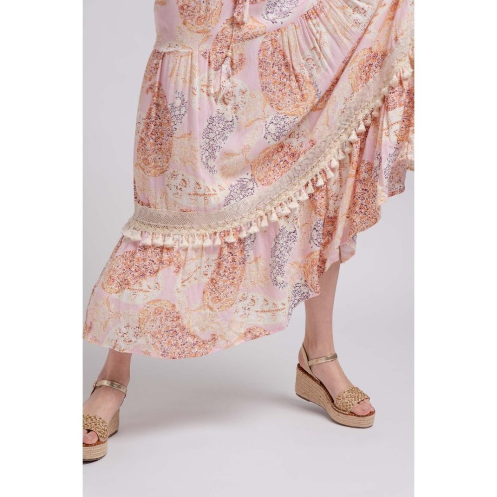 Aloha Boho Printed Maxi Dress - Picture 7 of 7